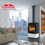 Піч Bronpi Louvre B (Black/White)